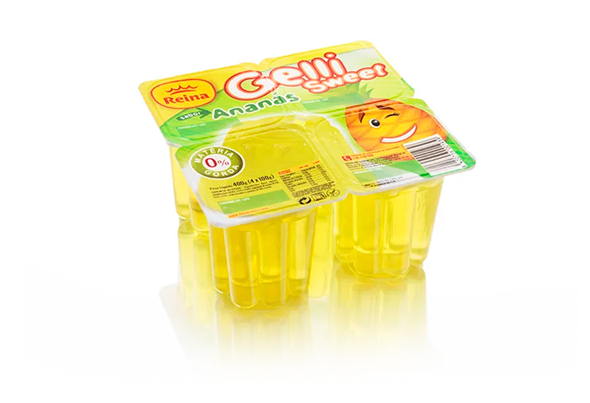 566115 GELATINA GELLI SWEET ANANAS (4X100G) VE
