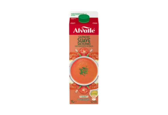 Gaspacho Suave 1L Alvalle Cx 6Un