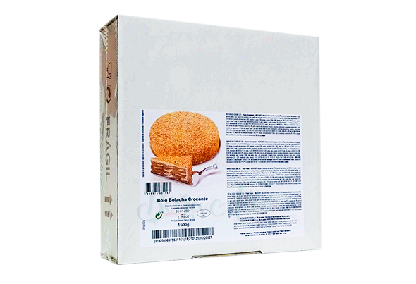 591615 Bolo De Bolacha Crocante 1500G Casa Dos Profiteroles