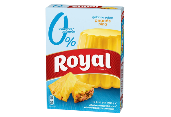 659547 GELATINA ANANAS LIGHT 10KC ROYAL 31G
