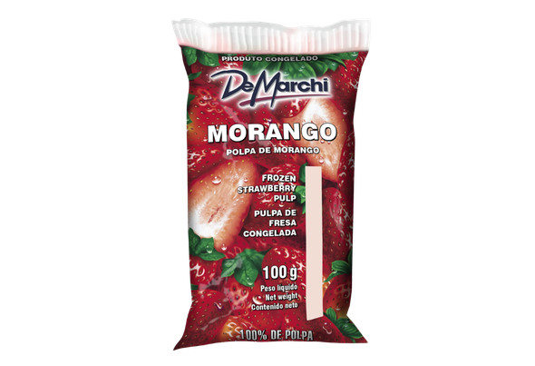 650423 DEMARCHI POLPA MORANGO CONG 100G 10UN