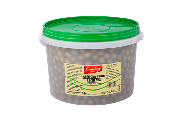572593 AZEITONA VERDE RECH PIMENTO 5KG PLE EURO