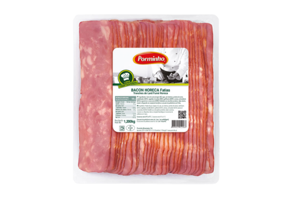BACON MOLDADO FATIADO HORECA PORMINHO 1,2KG