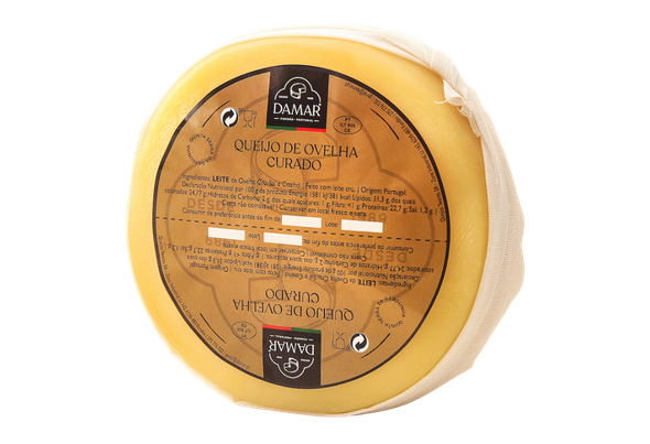664085 QUEIJO OVELHA CURADO DAMAR ±900G