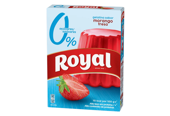 659538 GELATINA MORANGO LIGHT 10KC ROYAL 31G