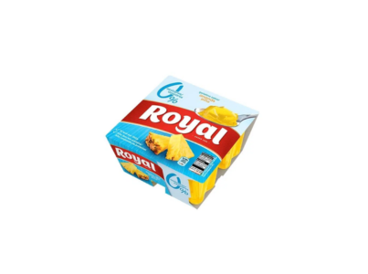 Gelatina Rte Ananas 10Kcal 4X100G Royal