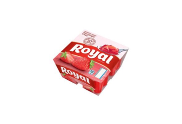 Gelatina Rte Morango (4X100gr) Royal