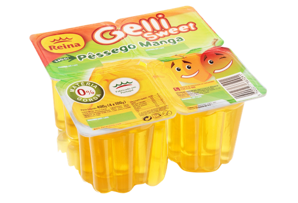 GELATINA PÊSSEGO E MANGA GELLI SWEET
