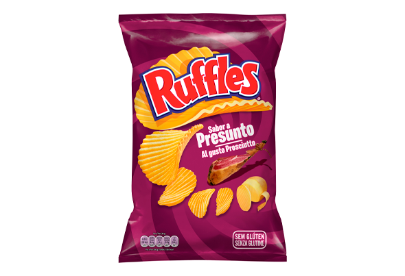 BATATA FRITA COM SABOR A PRESUNTO RUFFLES 115G