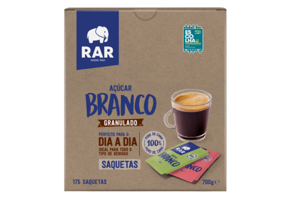 AÇÚCAR EM SAQUETAS RAR