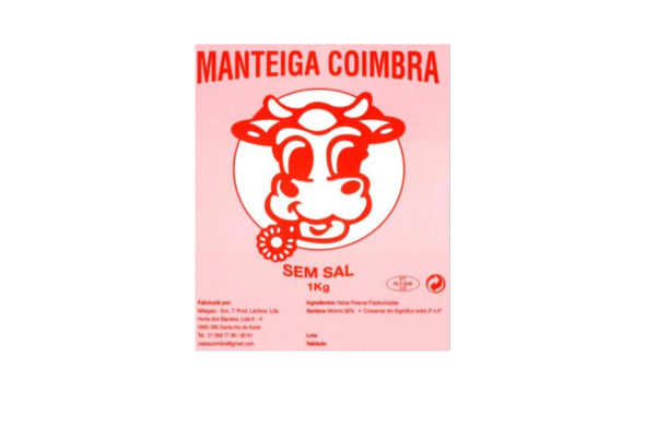 660143 MANTEIGA SEM SAL BLOCO COIMBRA