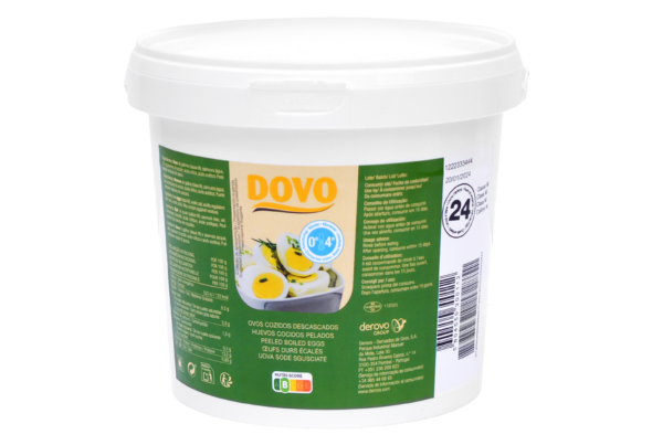 OVO COZIDO BALDE DOVO 24 UNIDADES