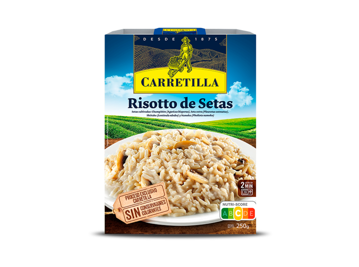 RISOTTO COGUMELOS (CX 10UN) CARRETILLA