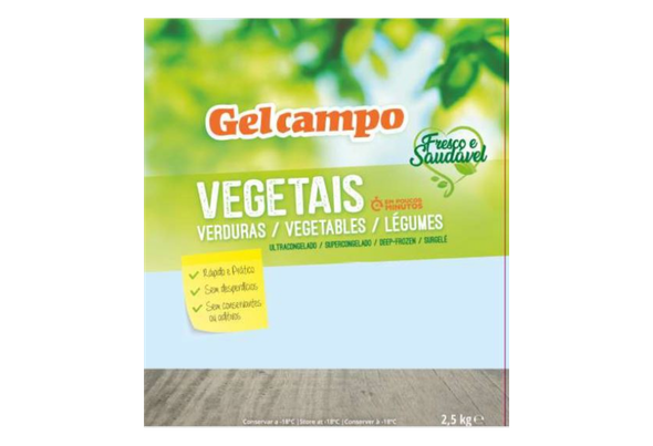 663010 COURGETTE 10X10 CONG GELCAMPO 2.5KG