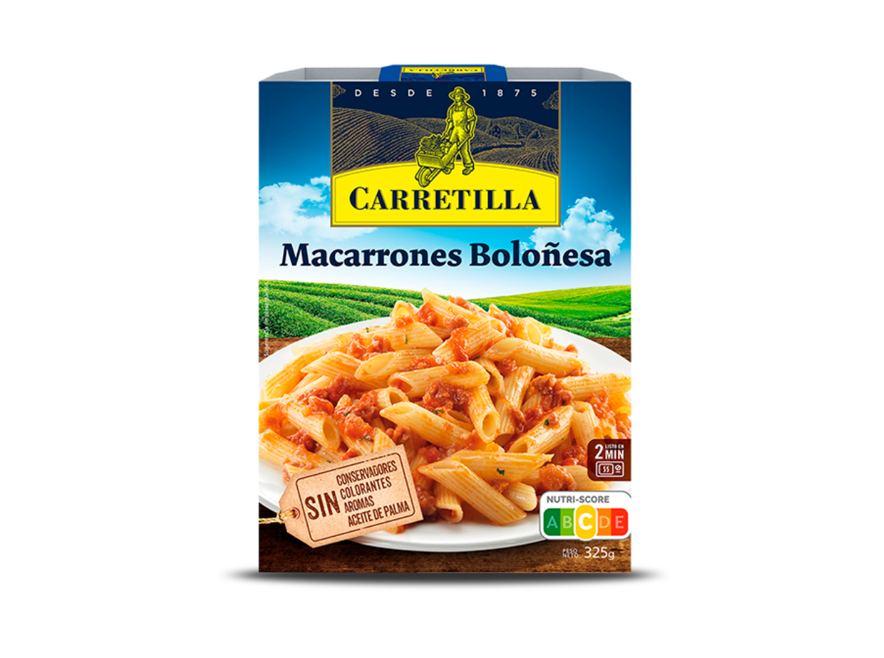 MACARRÃO BOLONHESA (CX 10UN) CARRETILLA