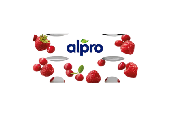 633076 YOFU SOJA FRAMBOESA AMORA ALPRO 4X125G