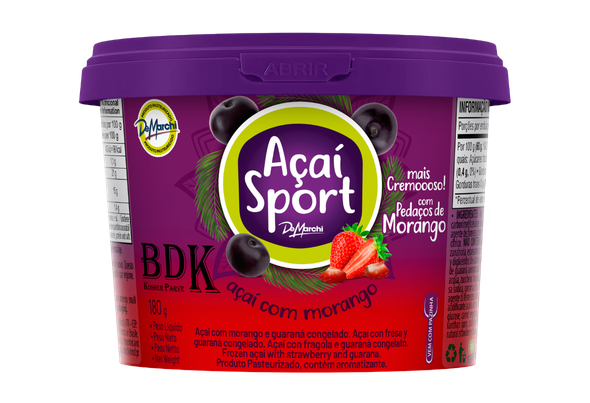 664183 DEMARCHI ACAI SPORT MORANGO 180G