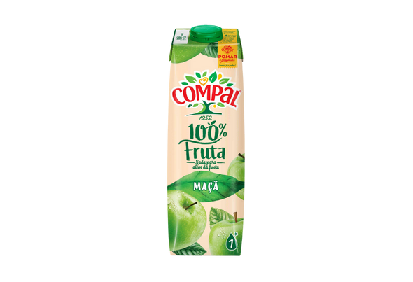 637687 COMPAL 100% FRUTA MACA 12UN TSA 1L