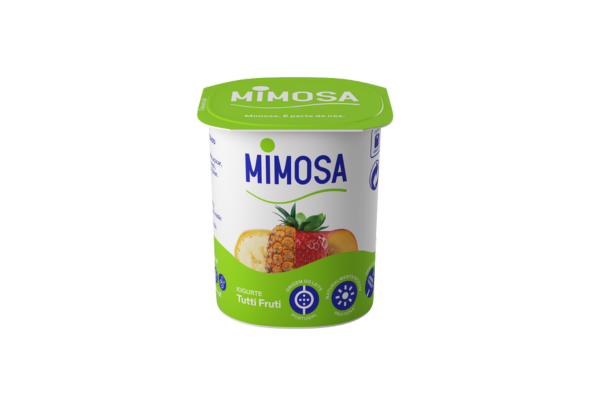 IOGURTE AROMA REDUÇÃO DE AÇÚCAR TUTTI FRUTTI MIMOSA