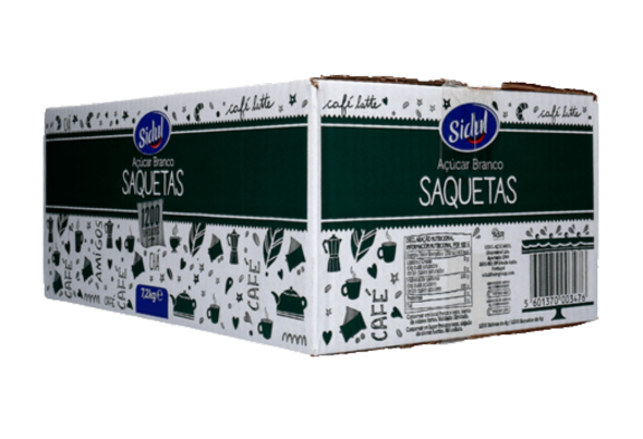 660416 ACUCAR CARTEIRAS SIDUL 6G CX7,2KG