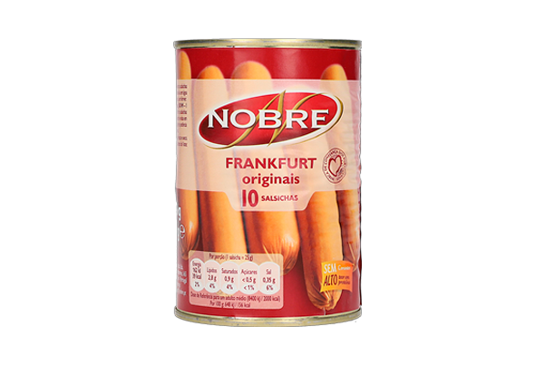 659002 SALSICHA FRANK NOBRE LT 10UN 380G PL