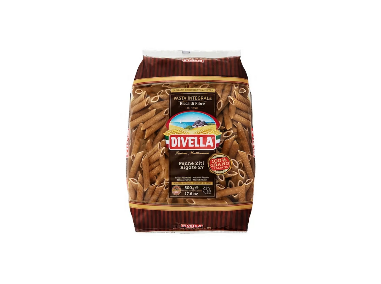 Divella Penne Ziti Rigate Integ 500 Grs