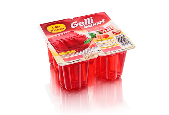566114 GELATINA GELLI SWEET MORANGO (4X100G) VE (1)