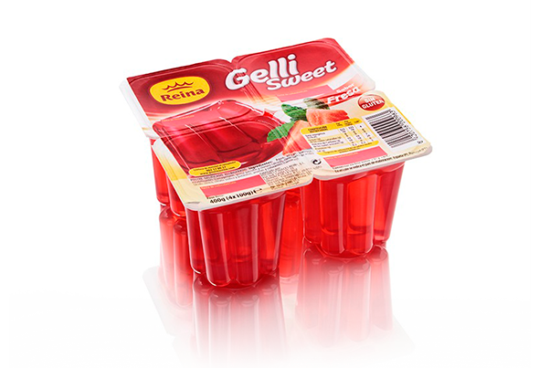 566114 GELATINA GELLI SWEET MORANGO (4X100G) VE (1)