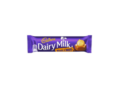 CHO. DAIRY MILK WHNUT 49 GR CADBURY CX12