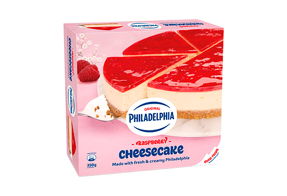 TARTE DE CHEESECAKE DE PHILADELPHIA E FRAMBOESA ALMONDY