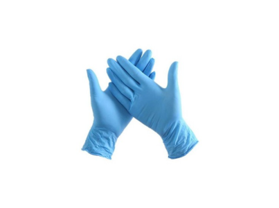 LUVAS DE NITRILO AZUL S PO TAMANHO L