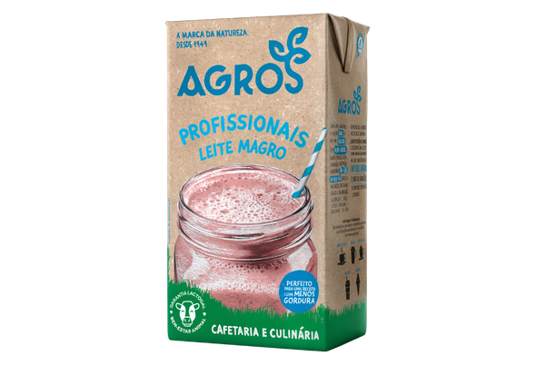 659015 LEITE MAGRO UHT AGROS PROFISSIONAIS 1L