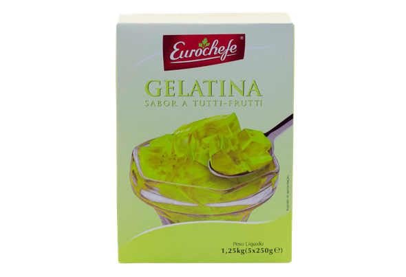 659623 GELATINA TUTTI FRUTTI EUROCHEFE 5X250G