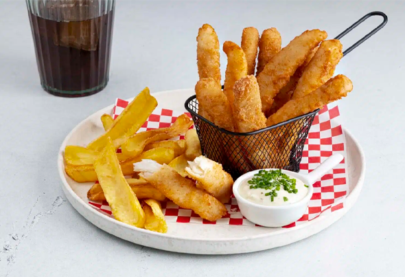 658510 IDG TIRAS PESCADA TEMPURA 3.6KG (6X600G) 4