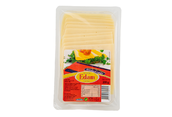 655158 QUEIJO EDAM FATIADO MONTANHES 200G