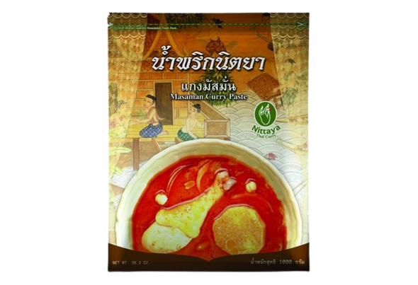663646 PASTA CARIL MASSAMAN NITTAYA 1KG CX10
