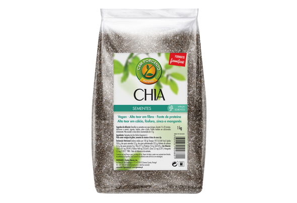 585348 SEMENTES DE CHIA PCT 1 KG CEM POR CENTO