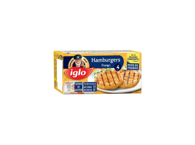 Hamburguer Frango S Glut 240G 4X60G Iglo