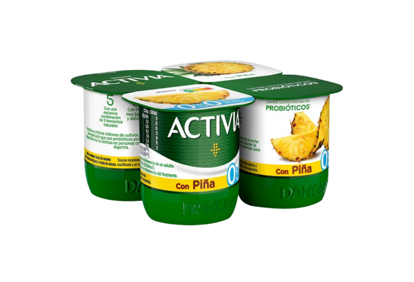 IOGURTE ACTIVIA 0% PEDAÇOS ANANÁS DANONE