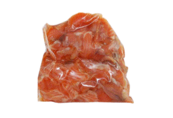 APARAS DE SALMÃO FUMADO CONGELADO