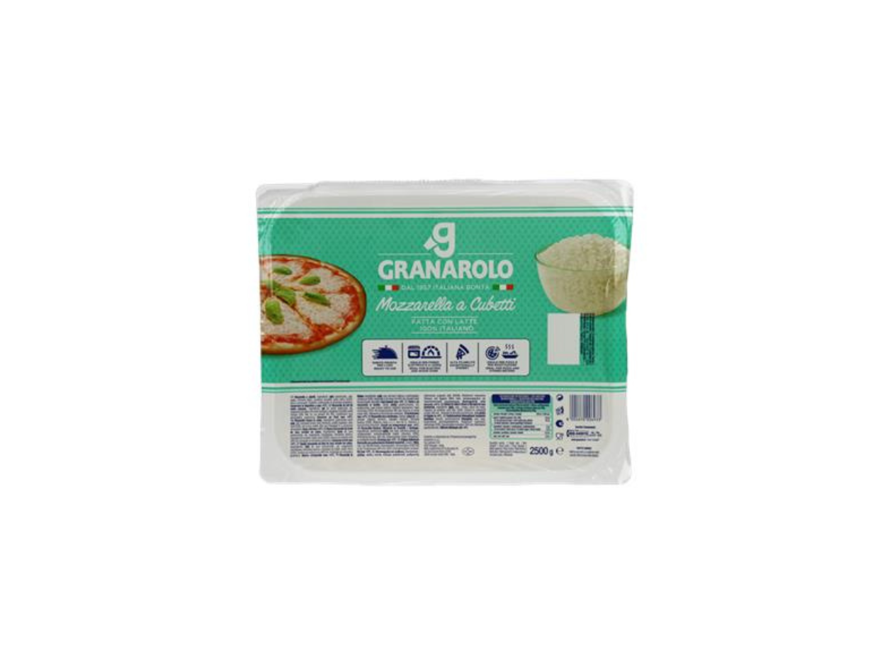 Granarolo Mozzarella Cubos 2,5 Kg