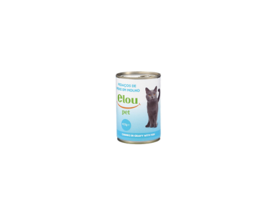 ALIMENTO GATO HUMIDO PEIXE 415G ELOU