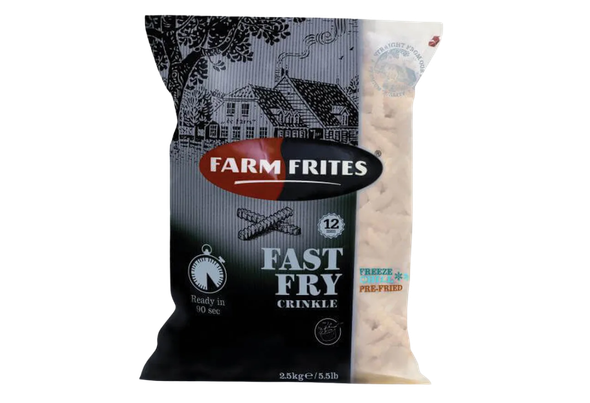 662988 BATATA PREFR CRINKLE FARMFRITES 2.5KG
