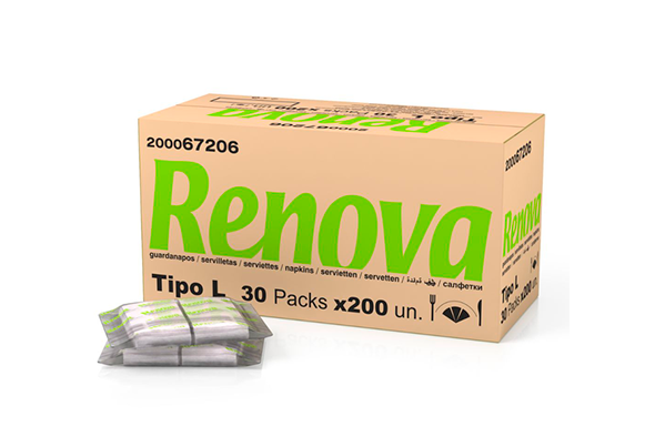 GUARDANAPOS DE BAR TIPO L RENOVA