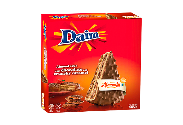 648718 ALMONDY TARTE CHOCOLATE DAIM CONG.400G