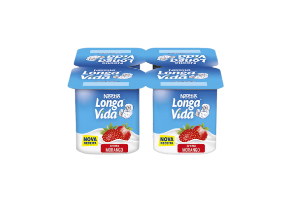 IOGURTE AROMA MORANGO LONGA VIDA