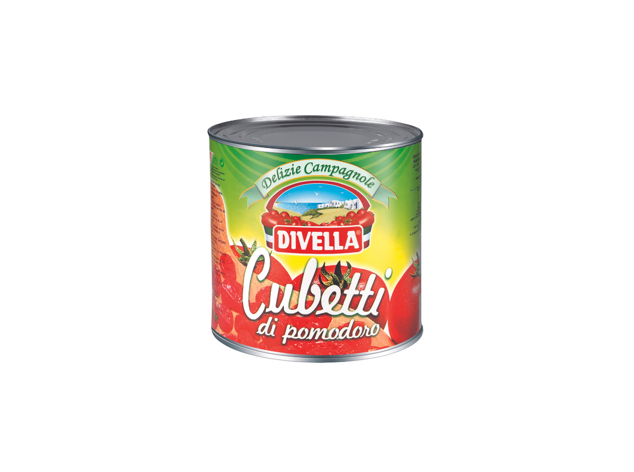 Divella Tomate Cubos 2.5 Kg