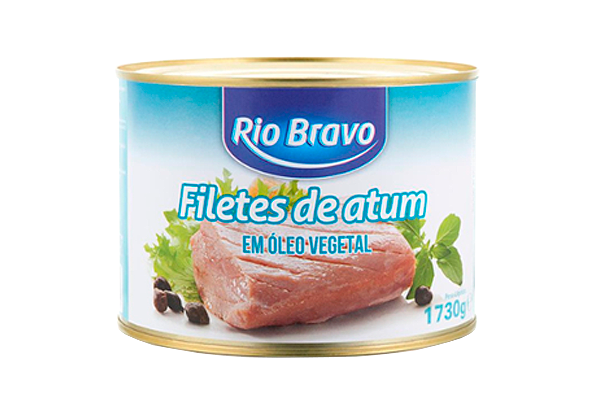 658927 ATUM FILETES OLEO RIO BRAVO LT 1.73KG PL