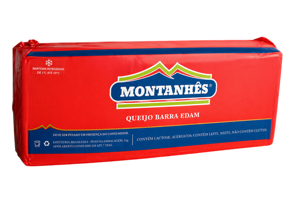 QUEIJO EDAM EM BARRA MONTANHÊS