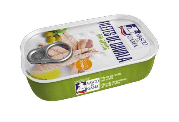 658945 FILETE CAVALA AZEITE V.GAMA LT 120G PL